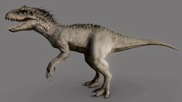 Indominus rex jurassic world rigged