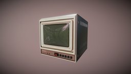 Game Art: Old Security Monitor