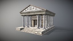 Roman Imperial Caesareum Temple Of Worship