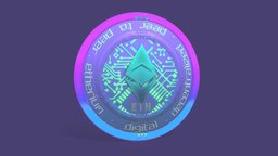 Ethereum Digital Crypto Coin