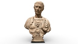 Julius Caesar marble bust