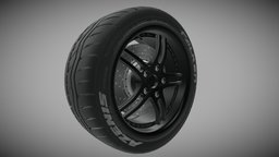 Wheel with tire Falken Azenis RT 615