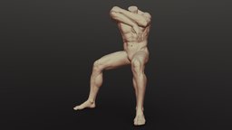 Male Full Body Sculpt Pose 6