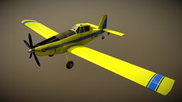 AIR TRACTOR  AT-802F (Low Poly)