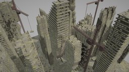 Post Apocalyptic Ruined City Pack
