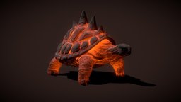 Lava Turtle Animated