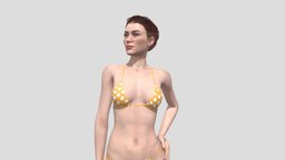 Realistic Female Character Catrine Swimsuit