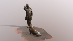 Columbo statue in Budapest