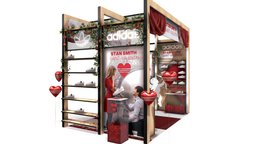 ADIDAS vending store interior commercial