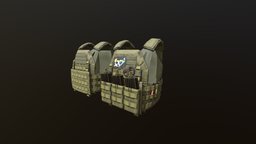 Military vest 01 (plate carrier)