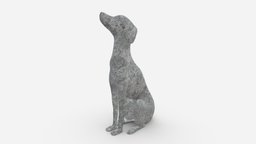 001319 statue of a dog