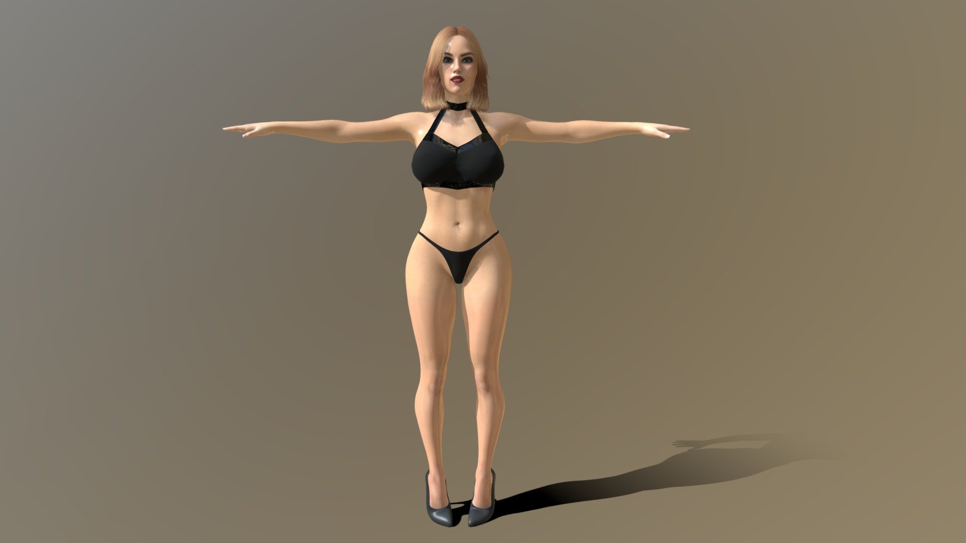 Sexy woman 3d model