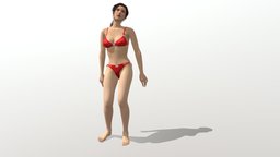 Rigged bikini girl