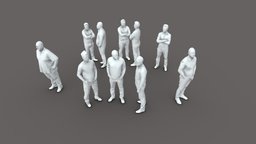 10 Low Poly People Vol 6