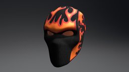 Bank Robber Mask (Flames)